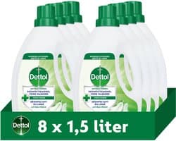 Dettol Toevoeging bij de was "Sensitive" 1,5L - 8 Stuks - Voordeelverpakking