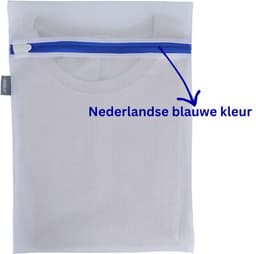 Wowup Waszak | Laundry bag | Set van 6 waszakken met rits | Familie Set | Blauwe rits | Transparant | Wasnet | Waszakjes | Vakantie als kledingsorteerder | Groot formaat | Laken/schoenen/bh/ondergoed/kleding — thumbnail 4