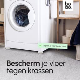 Bodo® Trillingsdempers Wasmachine - Droger – Set van 4 – Wit — thumbnail 3