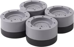 4-pack wasmachine anti-vibratie voetjes, verstelbare rubberen voetjes voor wasmachines, drogers, meubels, koelkasten, antislip, geluidsreductie（4.7x4.7x3.5cm） - Verhoogde voeten 3,5 cm — thumbnail 1