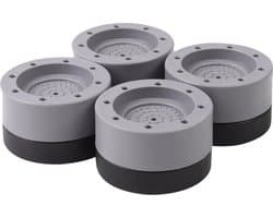 4-pack wasmachine anti-vibratie voetjes, verstelbare rubberen voetjes voor wasmachines, drogers, meubels, koelkasten, antislip, geluidsreductie（4.7x4.7x3.5cm） - Verhoogde voeten 3,5 cm