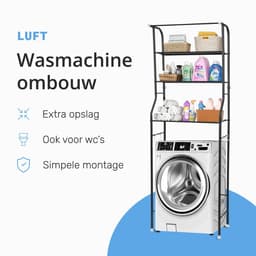 Luft Toilet ombouw - Opbouw - Meubel - Kast - Badkamer - Wc — thumbnail 2