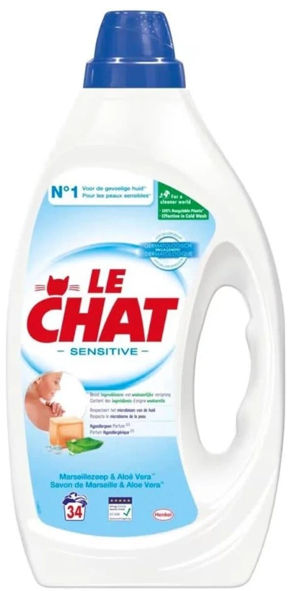 Le Chat Gel Sensitive 33 Wasbeurten — afbeelding 1