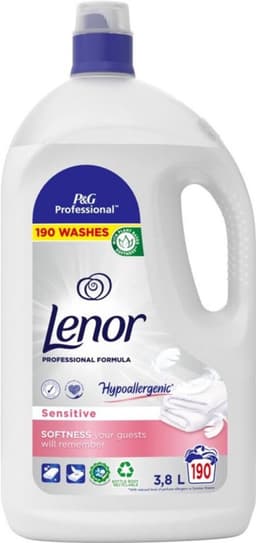 Lenor Wasverzachter Professional Sensitive 190 wasbeurten - 3,8 liter — thumbnail 1