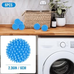 Herbruikbare Droogballen - Set van 6 voor Efficiënt Wasonderhoud — thumbnail 2