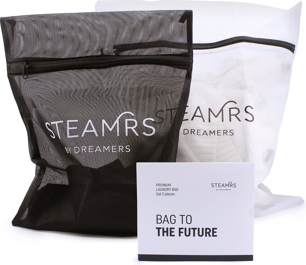 STEAMRS Luxe Waszakken Set - 2 Stuks (M & L) - Duurzaam Wasnet voor Delicate Stoffen & Lingerie - Veilig in Wasmachine — afbeelding 1
