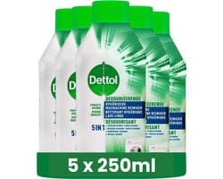 Dettol Machinereiniger 250ML - 5 Stuks - Voordeelverpakking — afbeelding 1