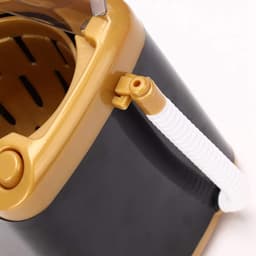Elektrische wasmachine mini make-up borstel schoner - reinigen cosmetische tool - poppenhuis speelgoed - kinderen speelgoed - cadeau meisjes dames - (goud) - Mini wasmachine — thumbnail 2