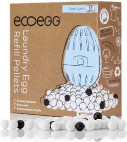 EcoEgg - Wasballen Ei Navulling Fresh Linen - Wasparels 50 Wasbeurten - Hypoallergeen - Geschikt voor gevoelige Huid — thumbnail 1