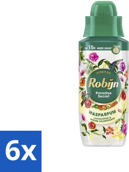 6 x Robijn Wasparfum Paradise Secret 342 ml - Wasparfum - Wasparfum Voor Kleding - Geurboost - Botanische Geur - Wasmiddel — thumbnail 1