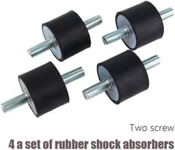 4x M10 Trillingsdempers Rubber Montage Set - Schokabsorberend voor Compressoren en Motoren — thumbnail 4