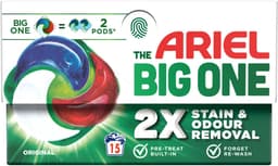 Ariel 3in1 Wasmiddel Pods The Big One Original 15 stuks — thumbnail 1