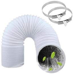 Flexibele Afvoerslang 150mm 3m PVC met Slangklemmen en Tape voor Airconditioning en Wasdrogers — thumbnail 1