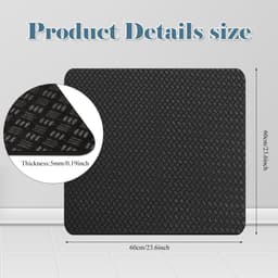 Anti-trillingsmat - Wasmachineonderlegger - Apparaat Stabiliseren - Dubbelzijdig Antislip - 60 x 60 cm — thumbnail 3