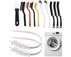 Reinigingsborstel Set - Machine Borstels - Wasmachine Reinigen - 14 Delig - 30x10x180mm - Multi-kleur