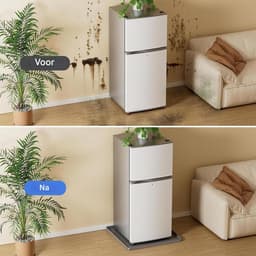 Koelkastmat Wasmachinebak - Opvangbak Keuken - Apparaat Bescherming - Waterdicht Antislip - 60x60x1.5cm — thumbnail 5