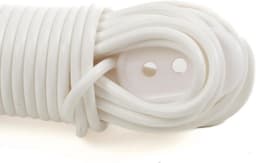 PVC Kledinglijnen - Waslijnen Polyester - Kleding Drogen - Stevig Polyester - 20 meter - Wit — thumbnail 4