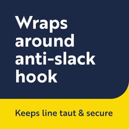 Uitschuifbaar Waslijn met 30 Meter Droogruimte en Anti-doorhang Haak — thumbnail 4