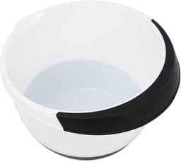 Mengkommen set - antislip, stapelbaar - 2 stuks - wit/zwart - kunststof — thumbnail 3