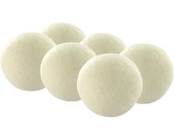 Home Deco Factory Wasbollen - 6x stuks - wol - droger - wassen - verkorten van droogtijd — afbeelding 1