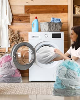 Ibenzoa® Herbruikbare Wasnetten voor Wasmachine met Grote Capaciteit en Trekkoordsluiting, Set van 3 — thumbnail 3