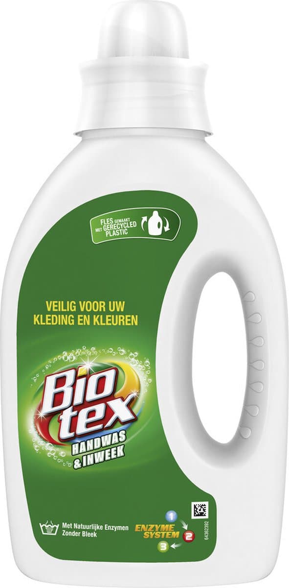 Biotex Vloeibaar Wasmiddel Handwas & Inweek 1 liter — afbeelding 1