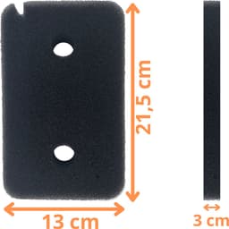 Filter voor wasdroger Miele vervangingsfilter 9499230 [Set 2] Miele WP SUPERTRONIC / PT7137 WP / T8969 — thumbnail 3