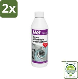 HG - Tegen Stinkende Was - Verwijdert Aanslag Door Vuil & Zeep - 550 g - Voordeelverpakking - 2 stuks - Wasmachine reiniger - Wasmachine schoonmaken — thumbnail 1