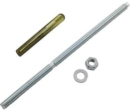 Gegalvaniseerde Ankerstaaf M12 x 300mm voor Metalen En Bliksemankers — thumbnail 1