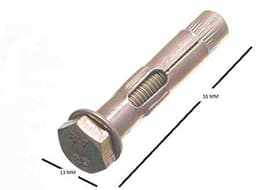 10 Mouw Ankers voor Metselwerk en Baksteen - HEX RAWL Bouten M8 X M10 X 50MM — thumbnail 2