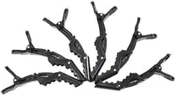 10 stks Krokodil HaarClips Sectioning haarspelden Antislip Grip En Brede Tanden Professionele Kappers Styling Clips Voor Thuisgebruik (Zwart) — thumbnail 4