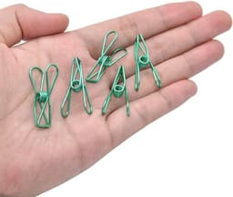 Set van 25 kleine metalen clips - multifunctionele waslijn clips — thumbnail 5