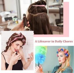 Eend Haarclips - 24 Stuks - Roestbestendige Krokodillenclips 3,5 Inch voor Haarstyling - Roze — thumbnail 4