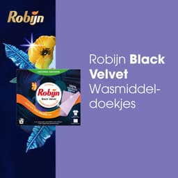 5 x Robijn Classics - Black Velvet - Wasmiddeldoekjes - 16 Wasstrips - Grootverpakking - Zwarte Was - Wasmiddel - Wasmiddeldoekjes - Kleurbescherming - Duurzame Was — thumbnail 2