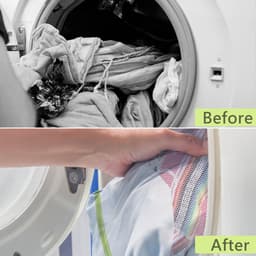 IMPERATORIS® Waszakjes voor Wasmachine - Bescherming voor Fijne Was en Schoenen - Mesh Wasnet met Rits - Voorkomt Slijtage - Set van 3 - Groente - 40 x 50 cm — thumbnail 2