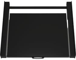 Tussenstuk Wasmachine & Droger met Uitschuifbare Plank XL – Zwart - Bodo