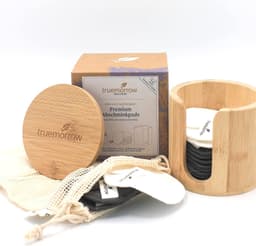 Herbruikbare Make-up Pads met Bamboe Box & Washbag - Zacht & Duurzaam — thumbnail 1
