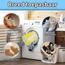 360 Graden Schoenwaszakken voor Sportieve Schoenen - 2 Stuks, Ideaal voor Wasmachine en Bescherming — thumbnail 4