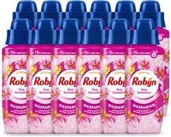 12 x Robijn – Wasparfum – Intense Pink Sensation – 342 ml - Voordeelverpakking - 12 stuks