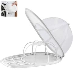 1 set - waszak voor pet - pet wasframe - wasbeschermer voor baseballpet - anti‑vervorming - 21 x 30,5 x 12 cm - voor huishoudelijk gebruik, het wassen van baseballpetten - wit — thumbnail 1