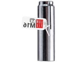 Inslagganker M16 - Verzinkte stalen plug - Bevestiging voor zware belasting - Corrosiebestendig staal - M16 x 65 mm - Zilver
