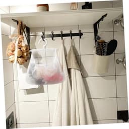 Wasknijperhouder Set - Mesh opbergtas - Thuis organiseren - Ademend materiaal - 24.5x22CM - Wit — thumbnail 2