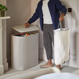 VALI® Wasmand - Wassorteerder - Wasbox - Beige - 40cm x 60cm x 71cm — thumbnail 4