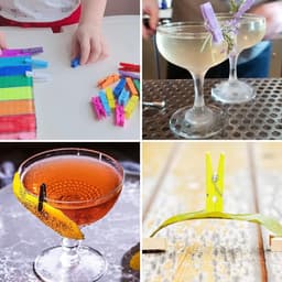 Set van 100 Kleurrijke Houten Kledingknijpers met 30 m Jute Touw voor Foto's, Creatieve Projecten en Decoratie — thumbnail 4
