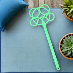 Tapijtklopper Set - Stofverwijderaar Tool - Textiel Onderhoud - Voorkomt Schade - 2 Stuks - Groen — thumbnail 3