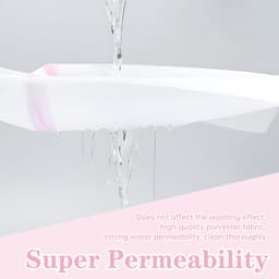 Wasnetten voor wasmachine, premium waszak, 50 x 60 cm, wasnet met verborgen ritssluiting, bescherming tegen vervorming en vouwen, wasnet voor wasmachine, waszak — thumbnail 4