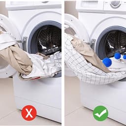 12 stuks drogerballen voor wasdroger, wasballen, drogerballen voor donsjacks, wasballen voor wasmachine en droger, wasbal voor wasmachine, wasballen — thumbnail 5