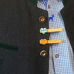 Wasknijpers BREZEL, 6 stuks, voor Oktoberfest, verjaardag, bedrijfsfeest, bruiloft, naambordje — thumbnail 4