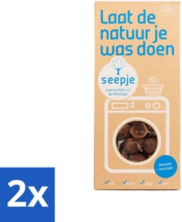 Seepje - Wasmiddel - Milieuvriendelijk & Zeer Zacht - 'Gewoon neutraal' - 150 gr - Voordeelverpakking - 2 stuks — thumbnail 1