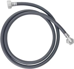 Wasmachine slang aanvoerslang 2,0 mtr. 3/4" recht - 3/4" haaks - Wasmachine inlaatslang - Met klem - met koppelstukje - wasmachine en vaatwasser slang verlengen - toevoerslang verlengset - wasmachineslang koppelstuk met slangklemmen — thumbnail 5